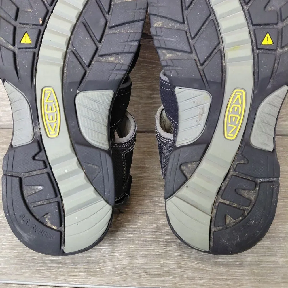 Keen Rialto H2 Sandals Mens 9 Black Waterproof Outdoor Hiking Fisherman Shoe USA